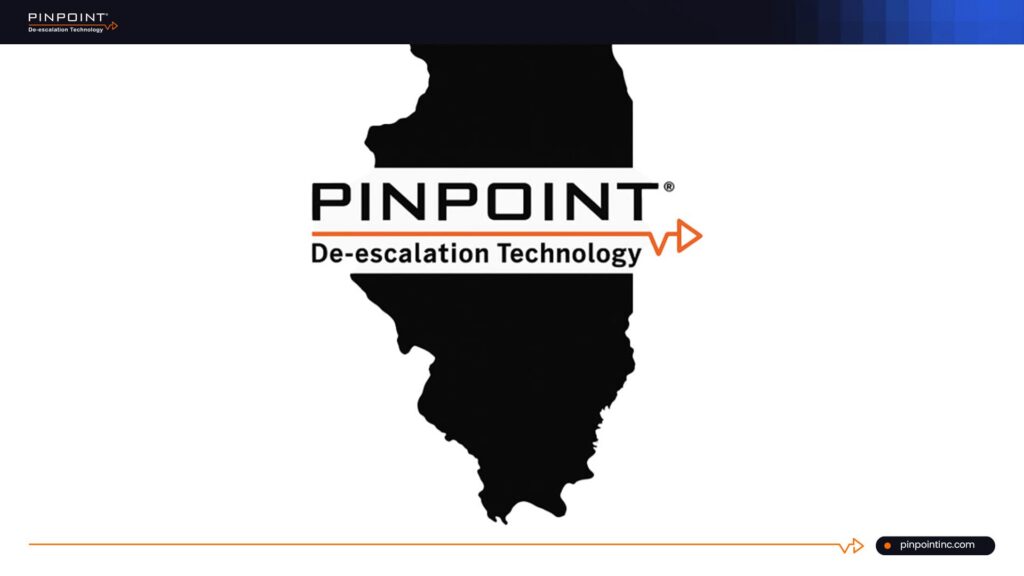 Pinpoint logo over Illinois map for SB1435 hospital safety law guidance